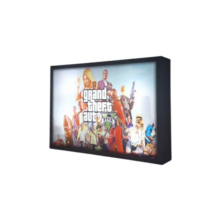 تابلو لایتباکس گیمینگ GTA V