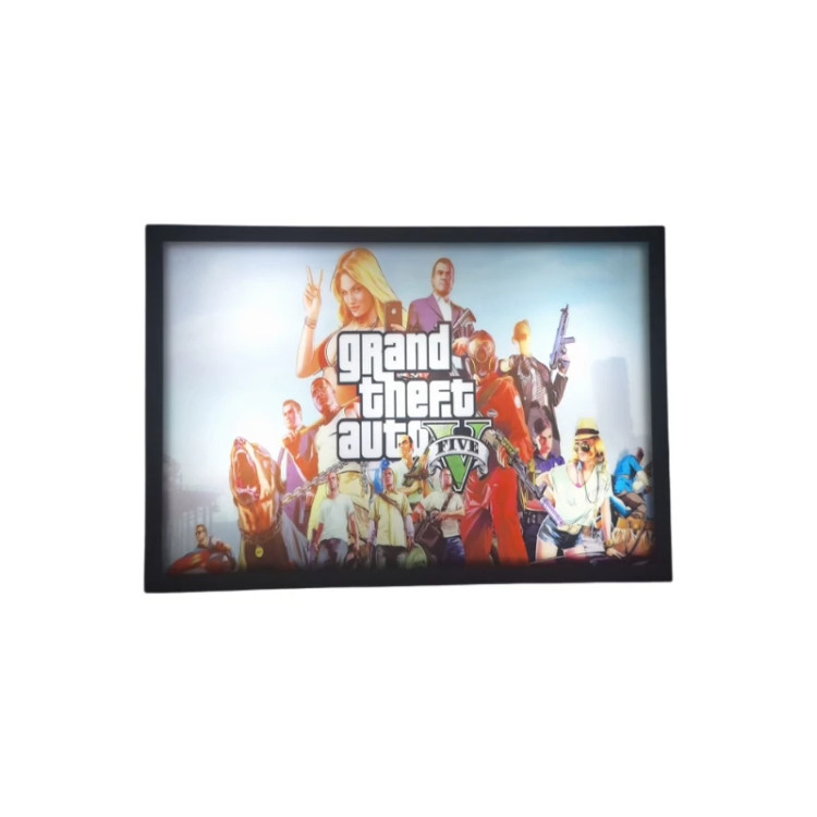 تابلو لایتباکس گیمینگ GTA V