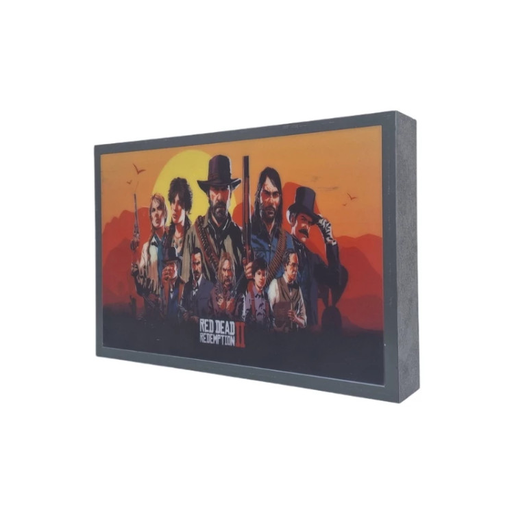 تابلو لایتباکس گیمینگ Red Dead