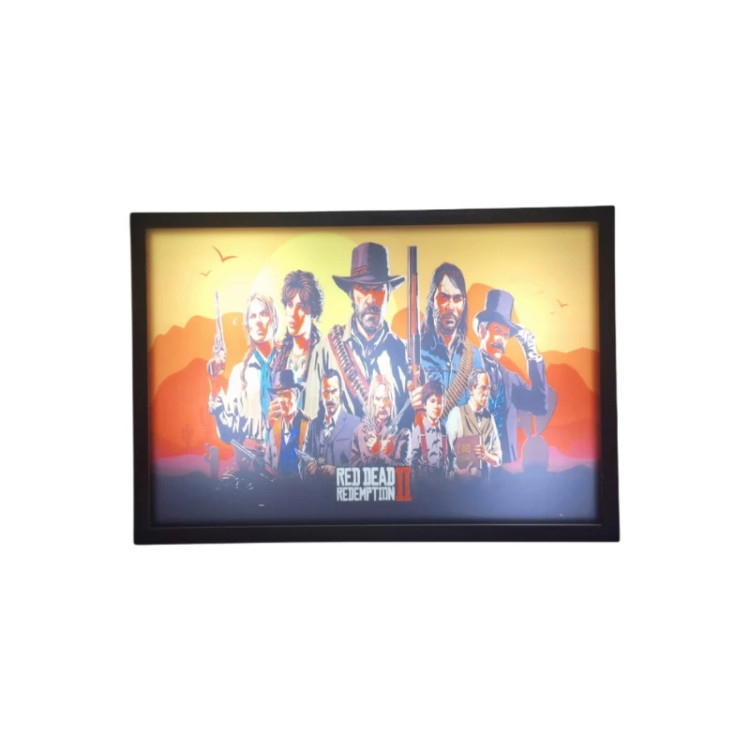 تابلو لایتباکس گیمینگ Red Dead