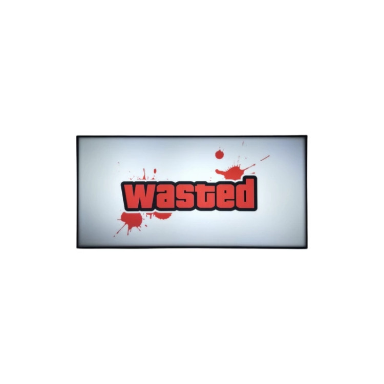تابلو لایتباکس گیمینگ Wasted