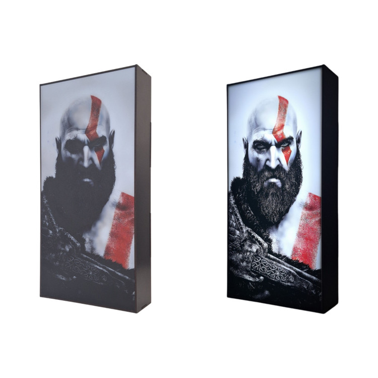 تابلو لایتباکس گیمینگ God of War
